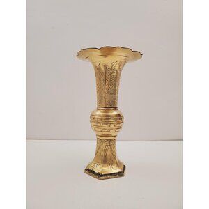 Antique Early 19th Century Bronze Vase With Decoration/Asian art vase late XIX